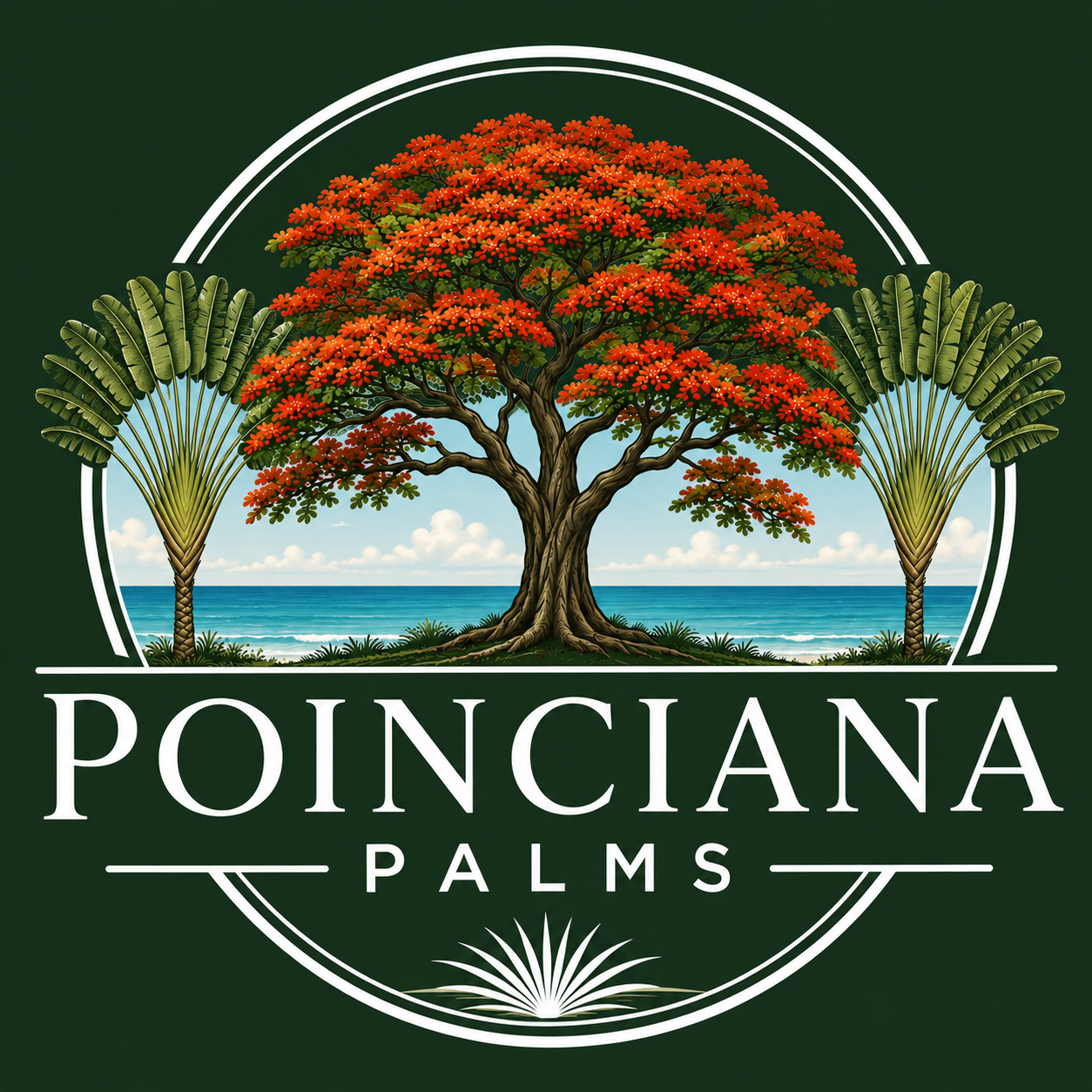 Poinciana Palms Logo